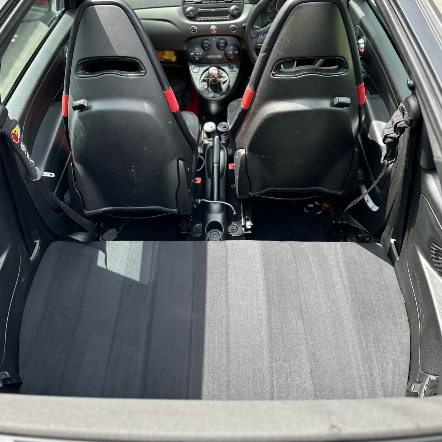 Abarth 595 / 695 Rear seat delete