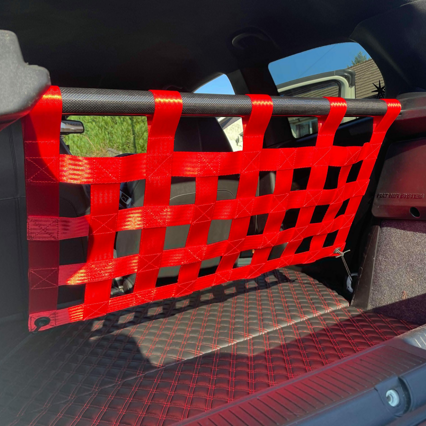 Abarth Punto Strut bar and Cargo net