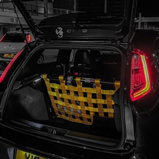 Abarth Punto Strut bar and Cargo net