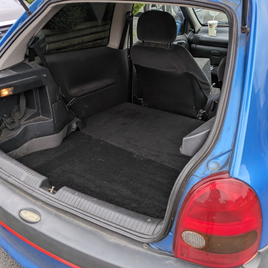 Vauxhall Corsa B Rear seat delete