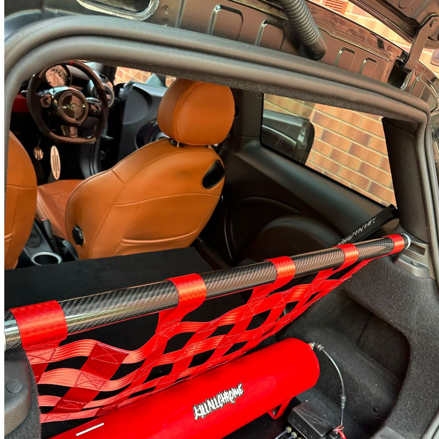 Mini Cooper S F56 Strut bar and Cargo net