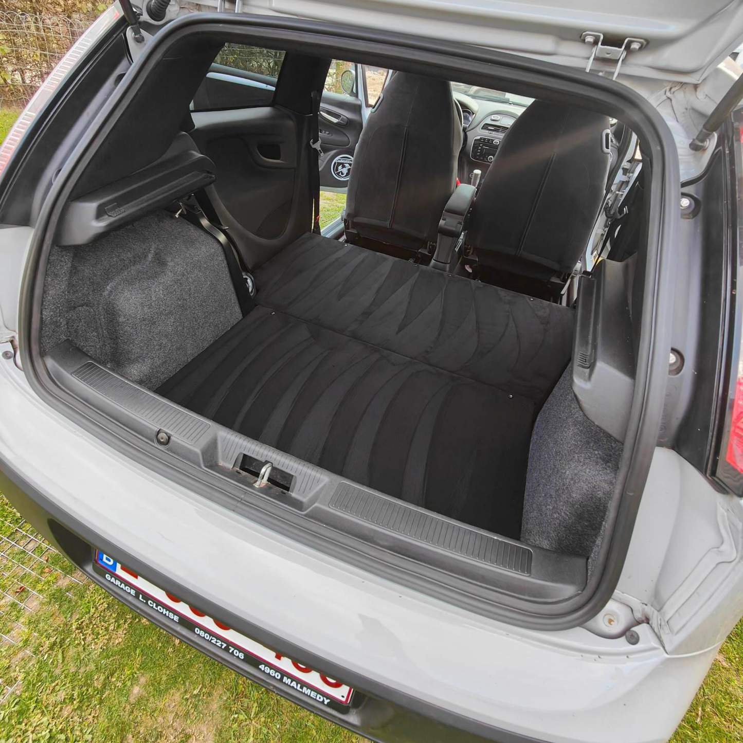 Abarth Punto Rear seat delete